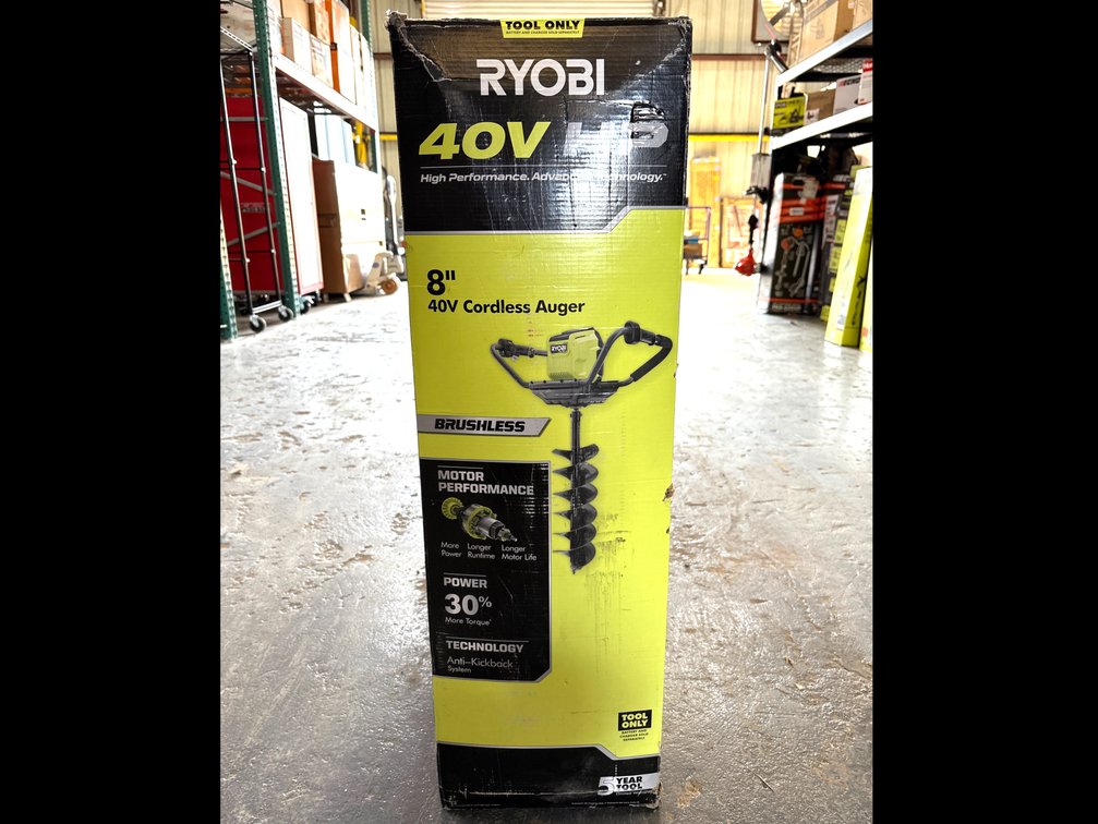 Ryobi 40V HP 8in Auger, Tool Only
