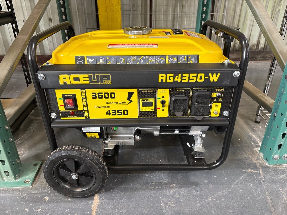 Unused AceUp 4350 Watt Gas Generator