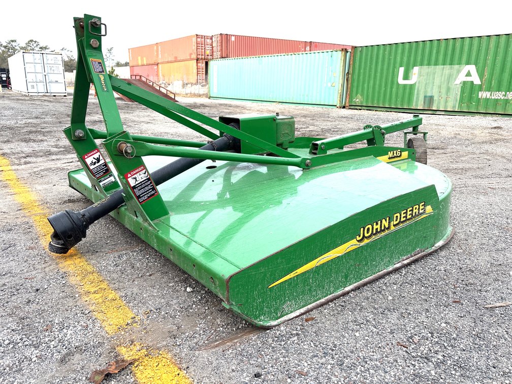 John Deere 72in MX6 3pt Mower/Brush Cutter, sn: W00MX6X020547