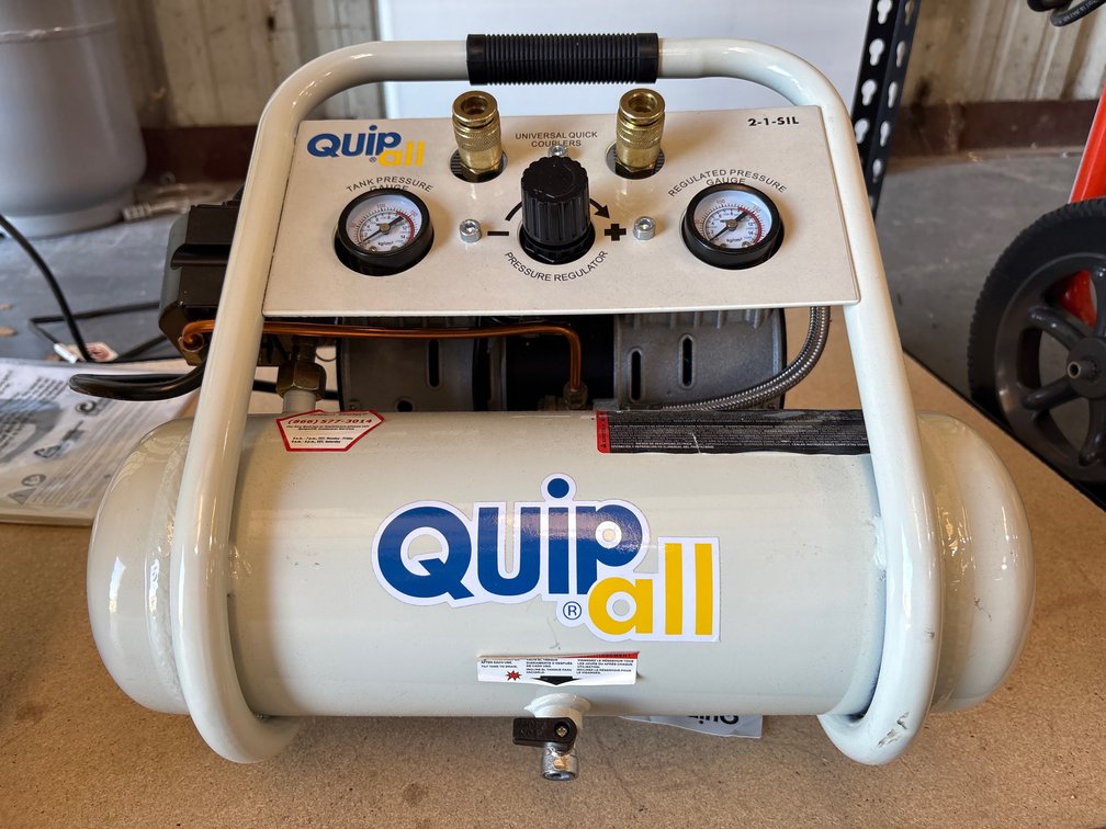 QuipAll 1.6Gallon, 120psi Compressor