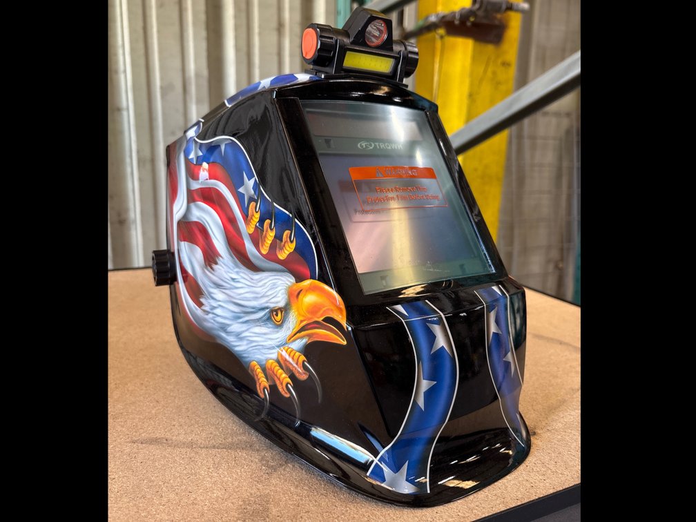 Unused TRQWH Auto-Darkening Welding Helmet w/ LED Light