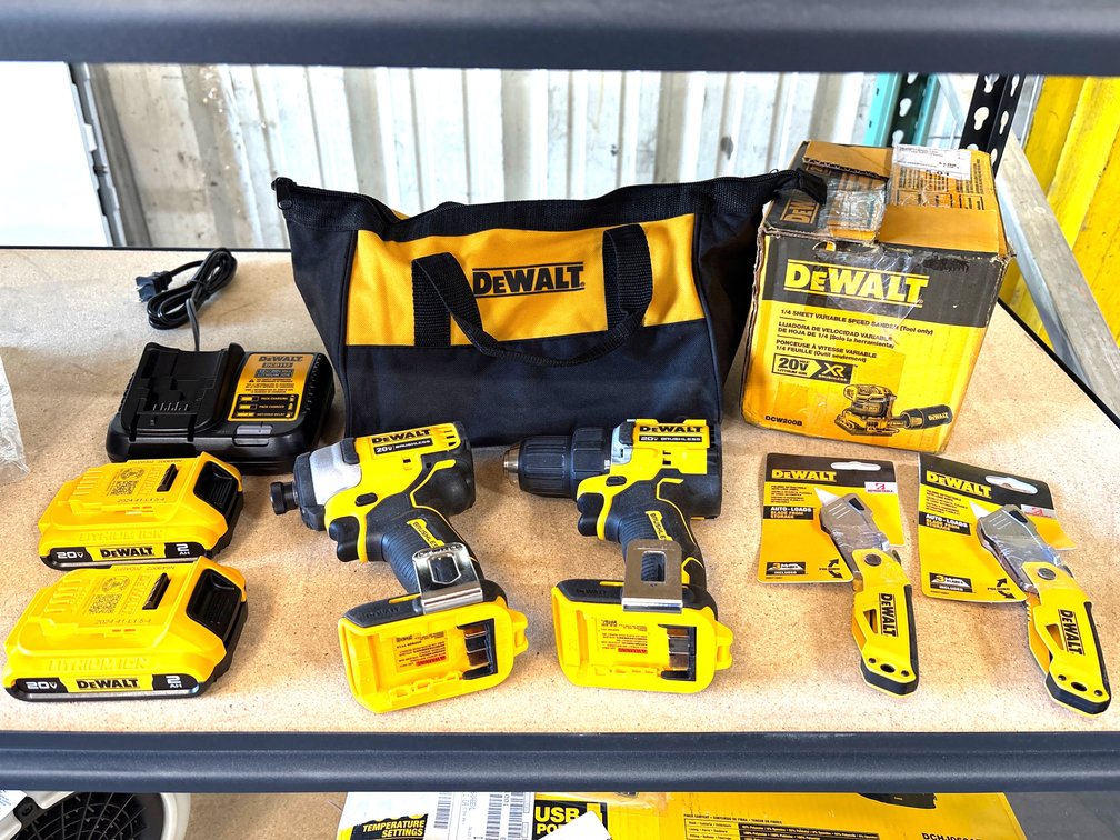 DeWalt 20V Atomic/XR Tools, incudes Batteries and Charger