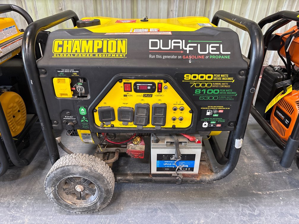 Champion 9000 Watt Dual Fuel Generator