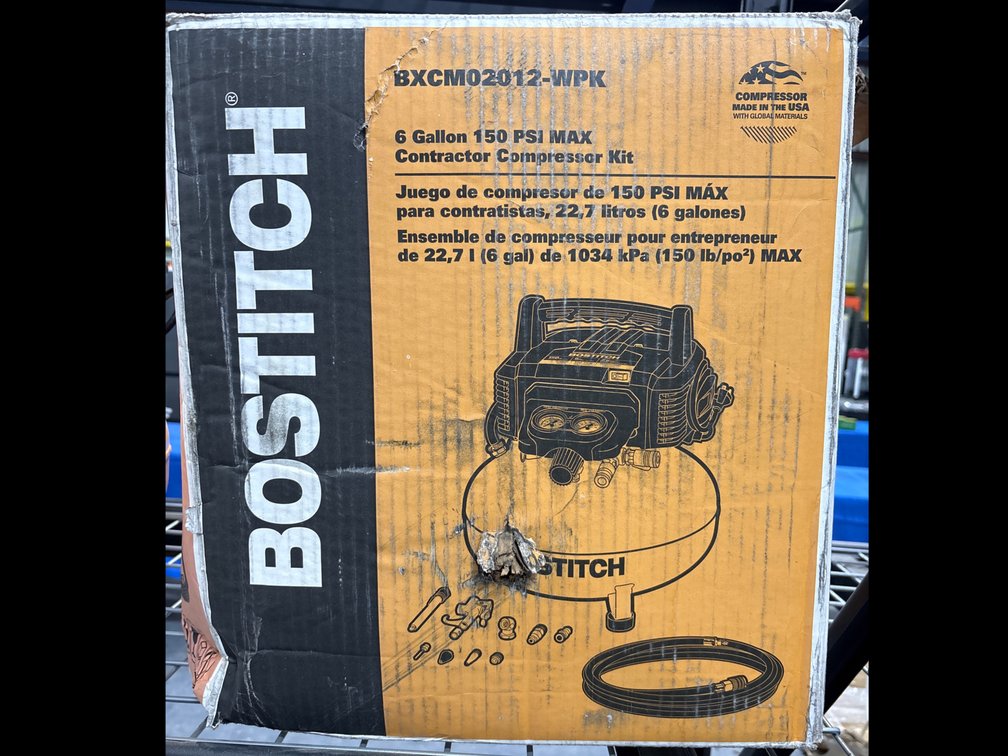 Bostitch 6 Gallon 150psi Pancake Compressor