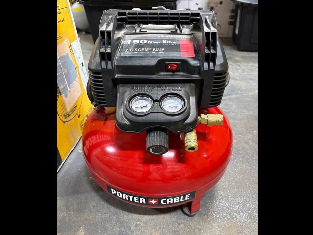 Porter Cable 6 Gallon 150psi Pancake Compressor