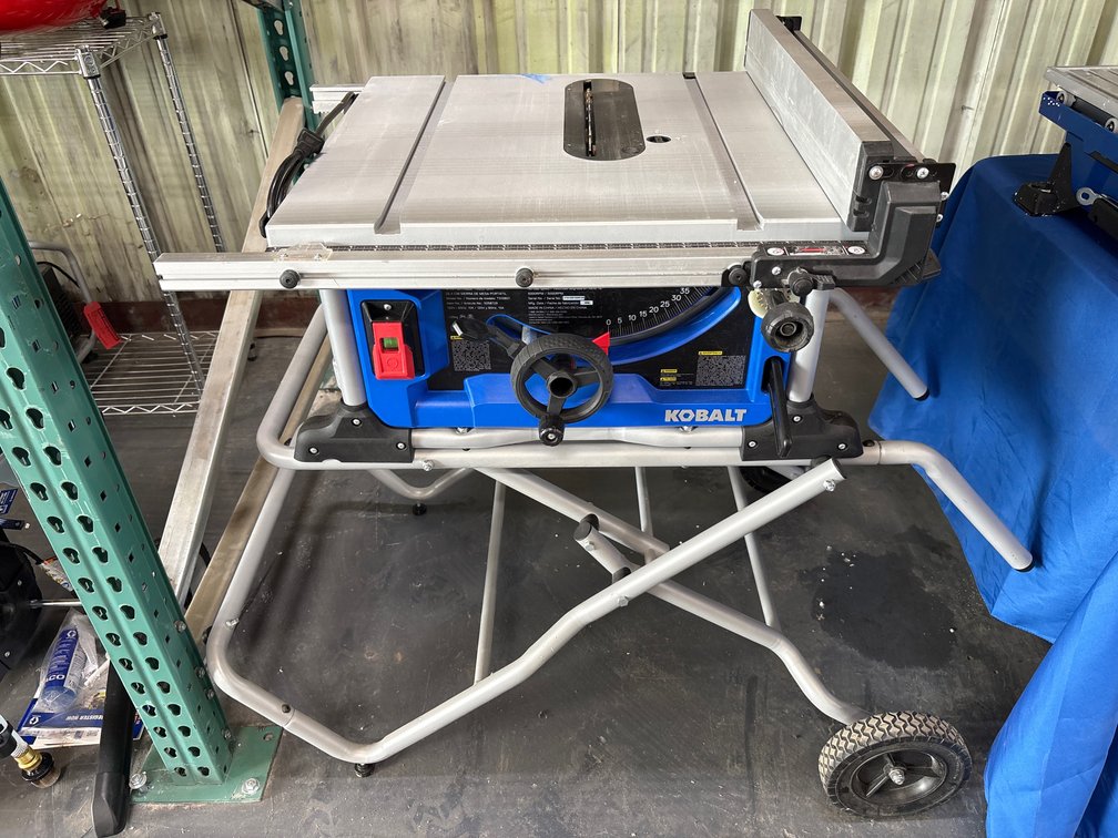 Kobalt 10in Table Saw w/ Stand