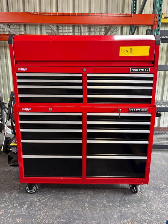 Craftsman 52in 8 Drawer Tool Chest & 10 Drawer Rolling Cabinet