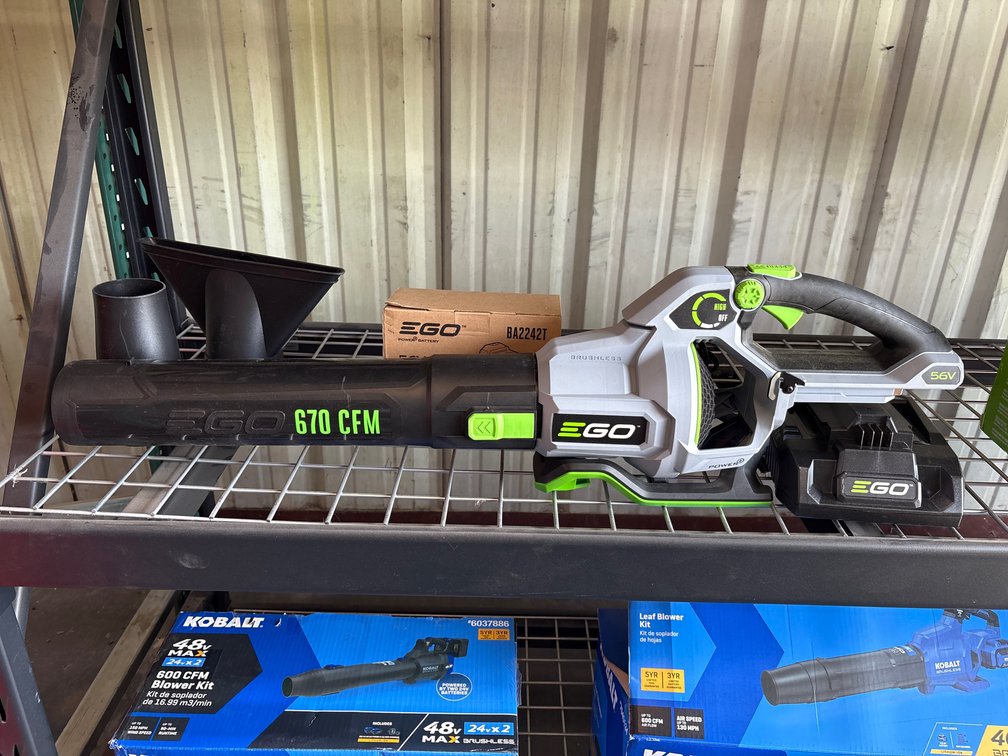 Ego 56V Blower, Includes Battery and Charger