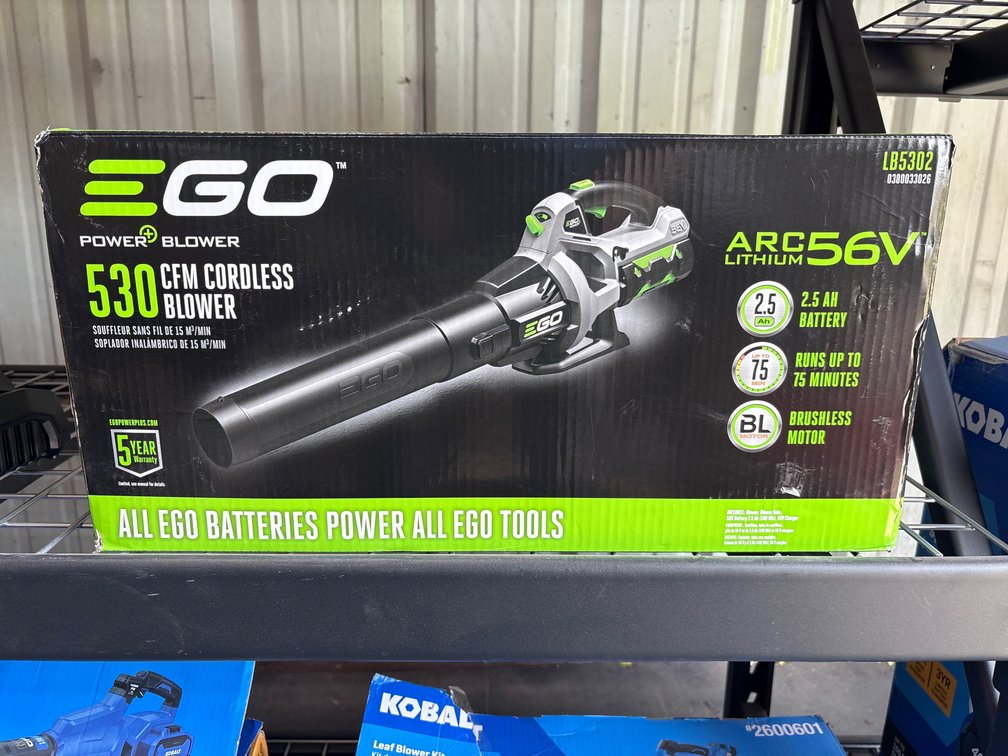 Ego 56V Blower, includes Battery and Charger