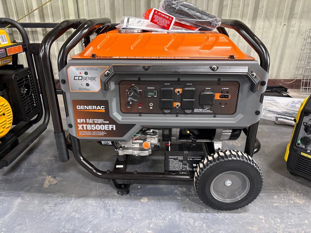 Unused Generac 8500 Watt Gas Generator