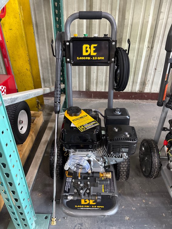Unused BE 3400psi Gas Pressure Washer