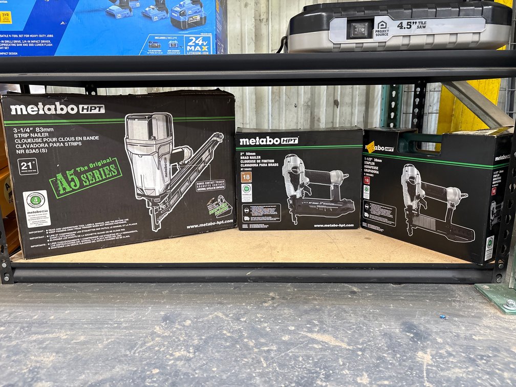 Metabo HPT Pneumatic Nailers, 3pcs