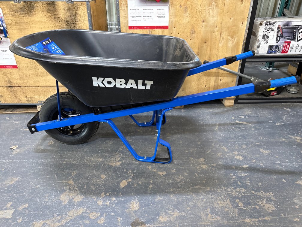 Kobalt 6 Cubic Ft Wheelbarrow