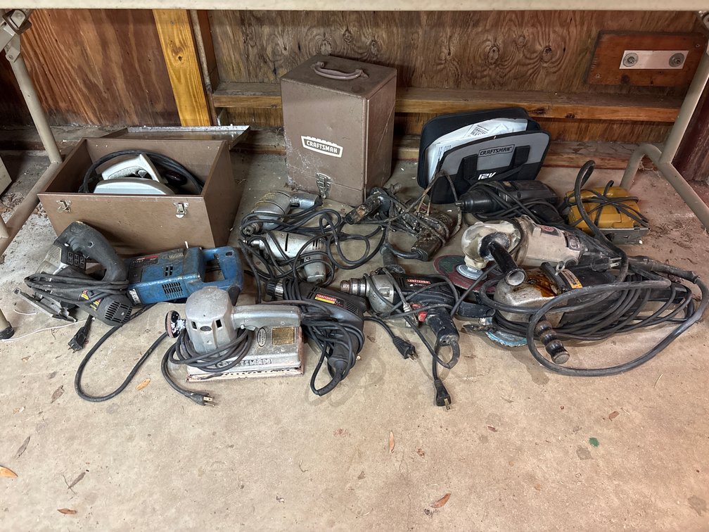 Assorted Corded Power Tools, 15pcs