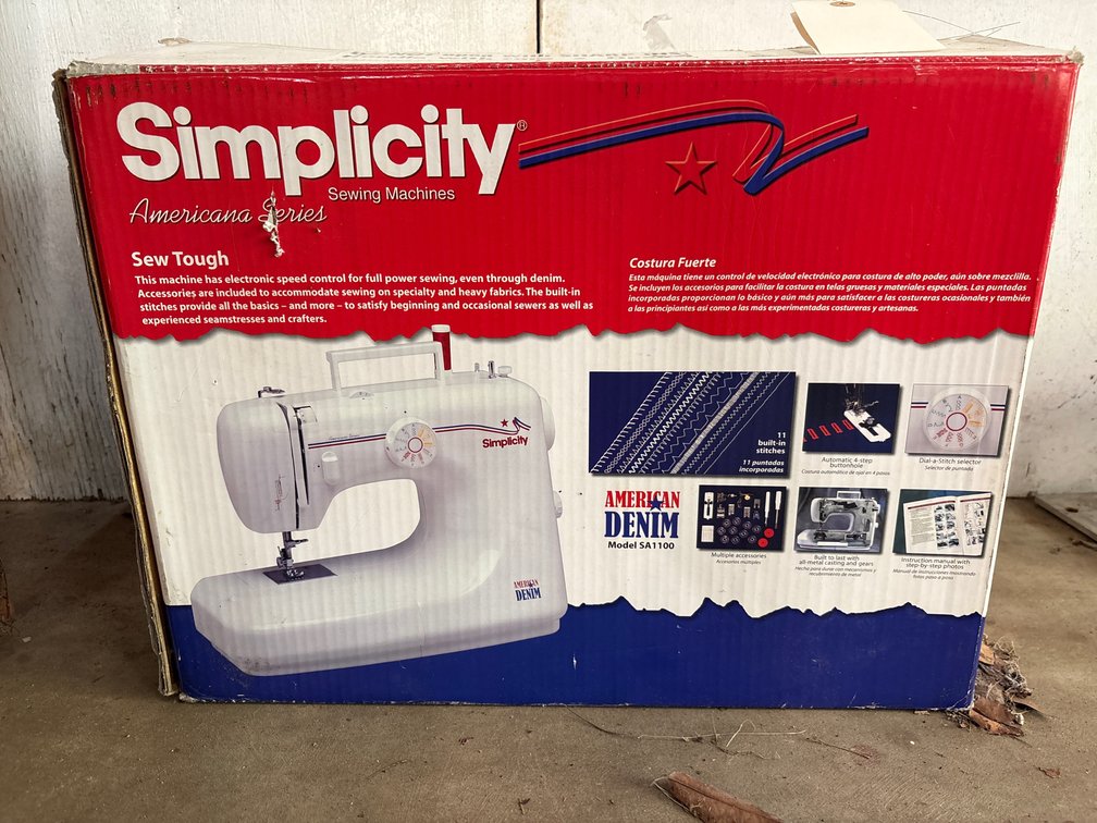 Simplicity Sewing Machine