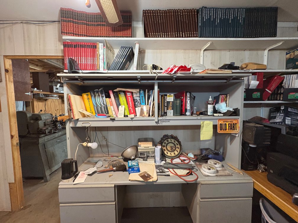 Magazines, Books, Desk