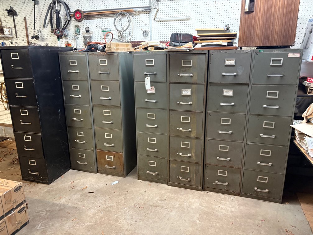 File Cabinets, 7pcs
