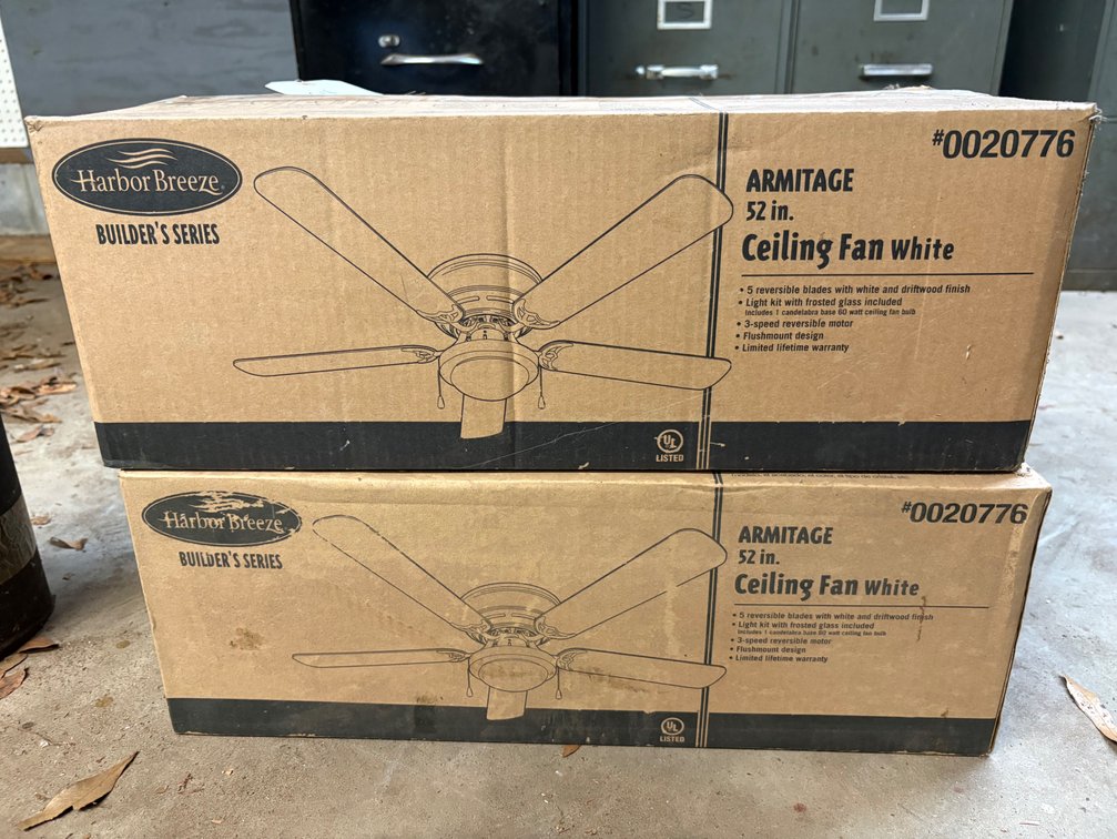 Harbor Breeze Armitage 52 In Ceiling Fans, 2pcs