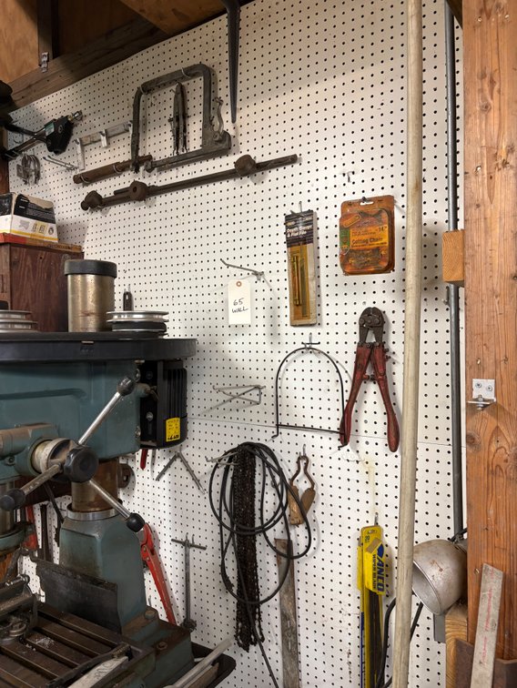 Wire rolls, Books, Magazines, All Contents of wall and cabinets
