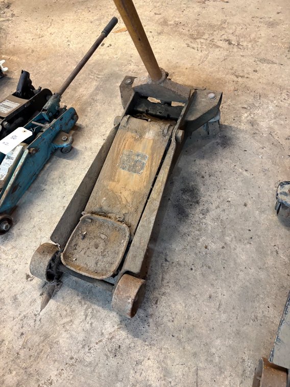 Large Floor Jack, Vintage