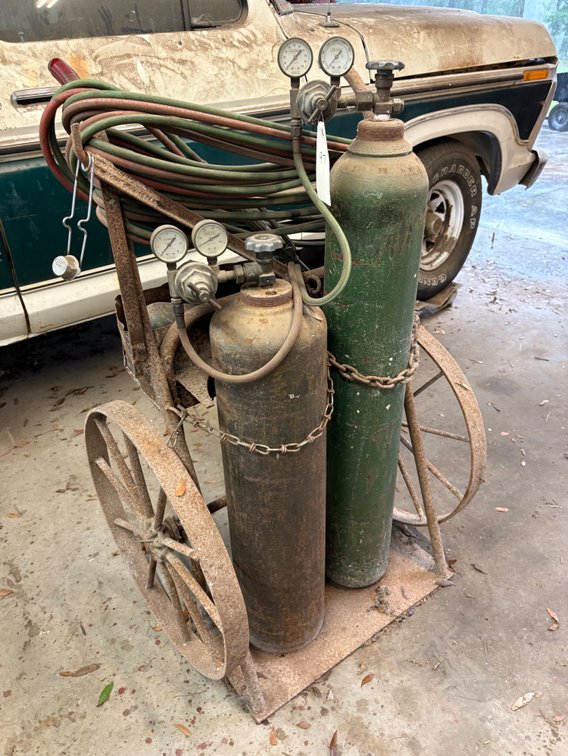 Cutting Torch Rig, Vintage