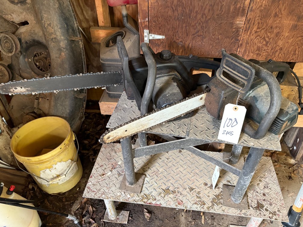 Electric Chainsaws and Electric Pole Saw, 3pcs