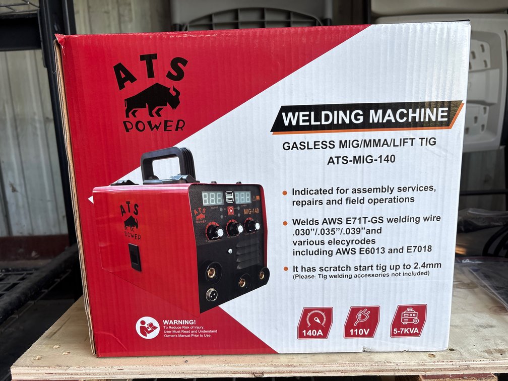 Unused ATS Power Gasless MIG/MMA/Lift TIG Welding Machine