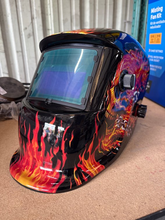 Unused Auto-Darkening Welding Mask