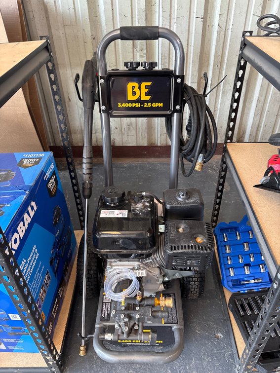 BE 3400psi Gas Pressure Washer