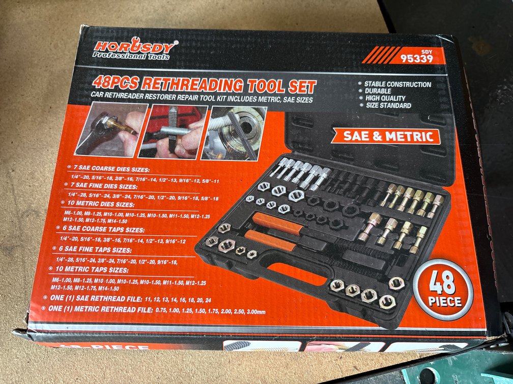 Unused Horusdy 48pc Rethreading Tool Set