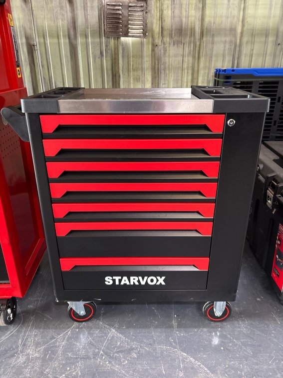 Unused Starvox 30in Rolling Tool Cart w/ 258 Tools
