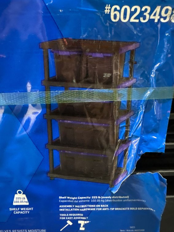 Kobalt 5-Tier Ventilated Shelving Unit