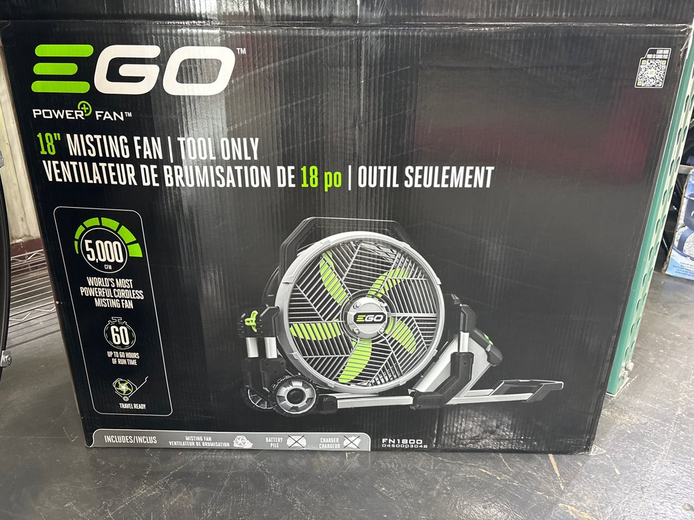 Ego 56V 18in Misting Fan, Tool Only