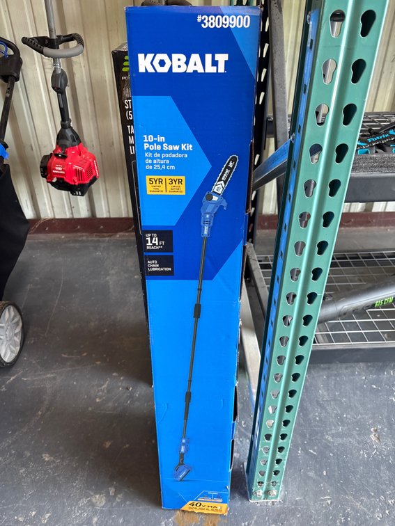 Kobalt 40V Max 10in Pole Saw, includes Battery and Charger