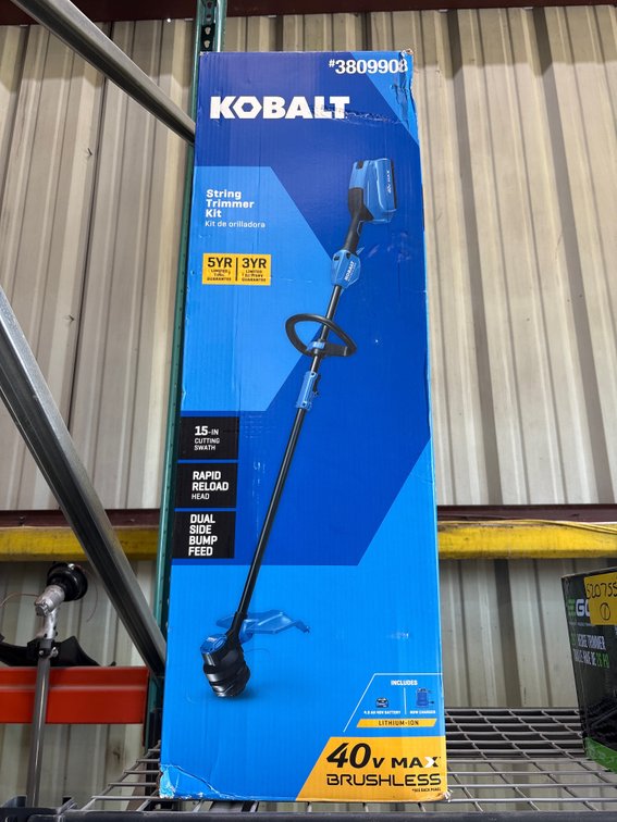 Kobalt 40V Max 15in String Trimmer, Includes Battery and Charger
