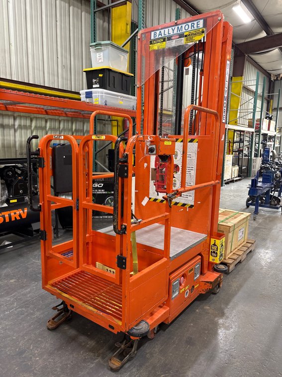 2015 Ballymore PH-140H Push Around Vertical Mast Lift, 500hrs