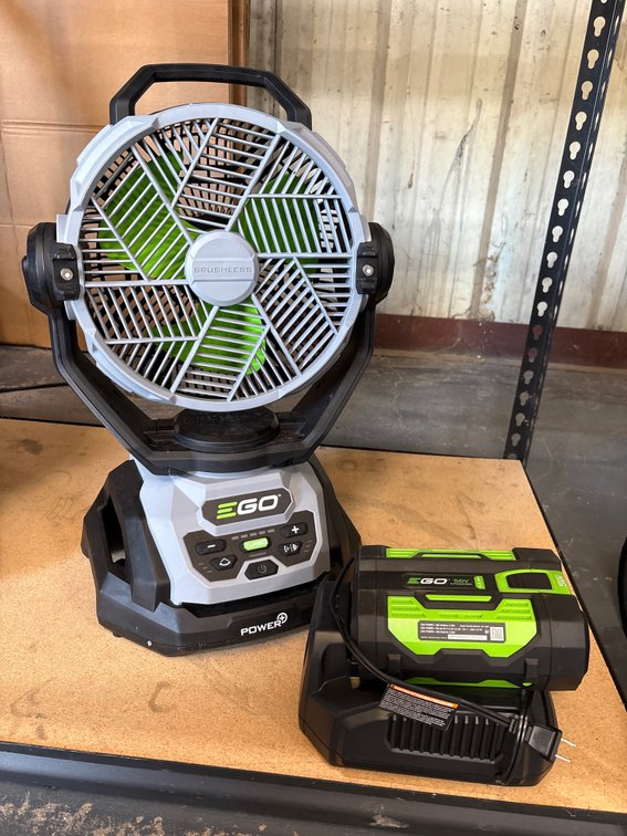 EGO 56V Misting Fan, includes Battery and Charger