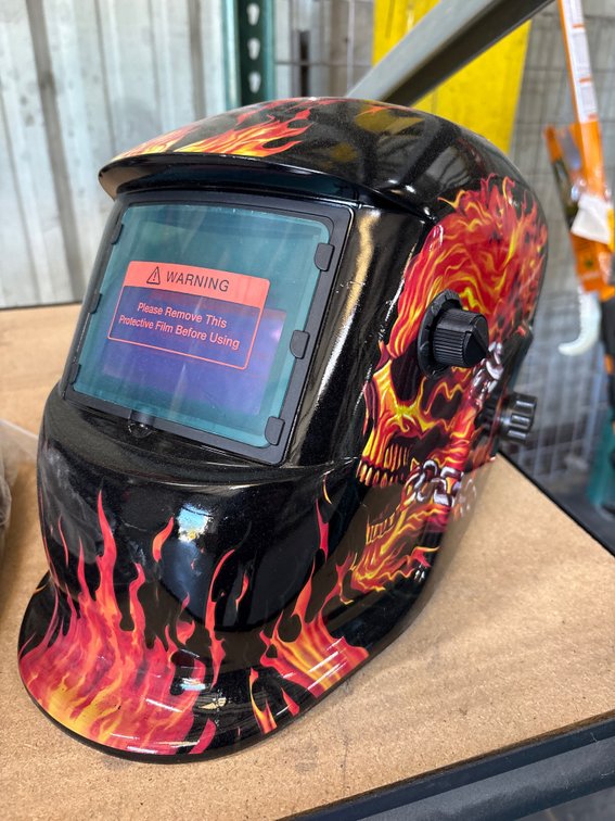 Unused Auto Darkening Welding Mask