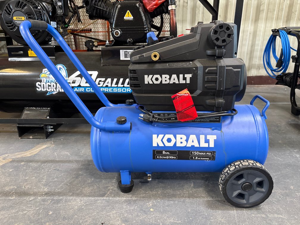 Kobalt 8 Gallon 150psi Compressor