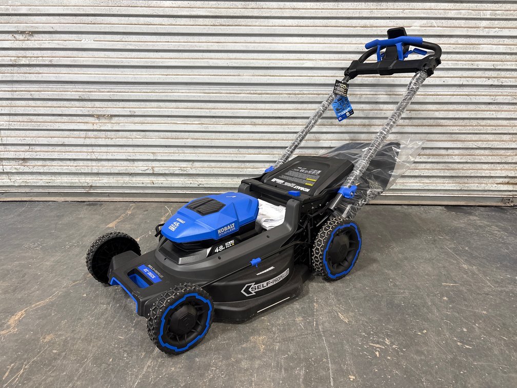 Kobalt 48V 21in Self Propelled Mower, Includes Batteries and Charger