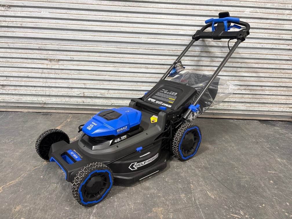 Kobalt 48V 21in Self Propelled Mower, Includes Batteries and Charger
