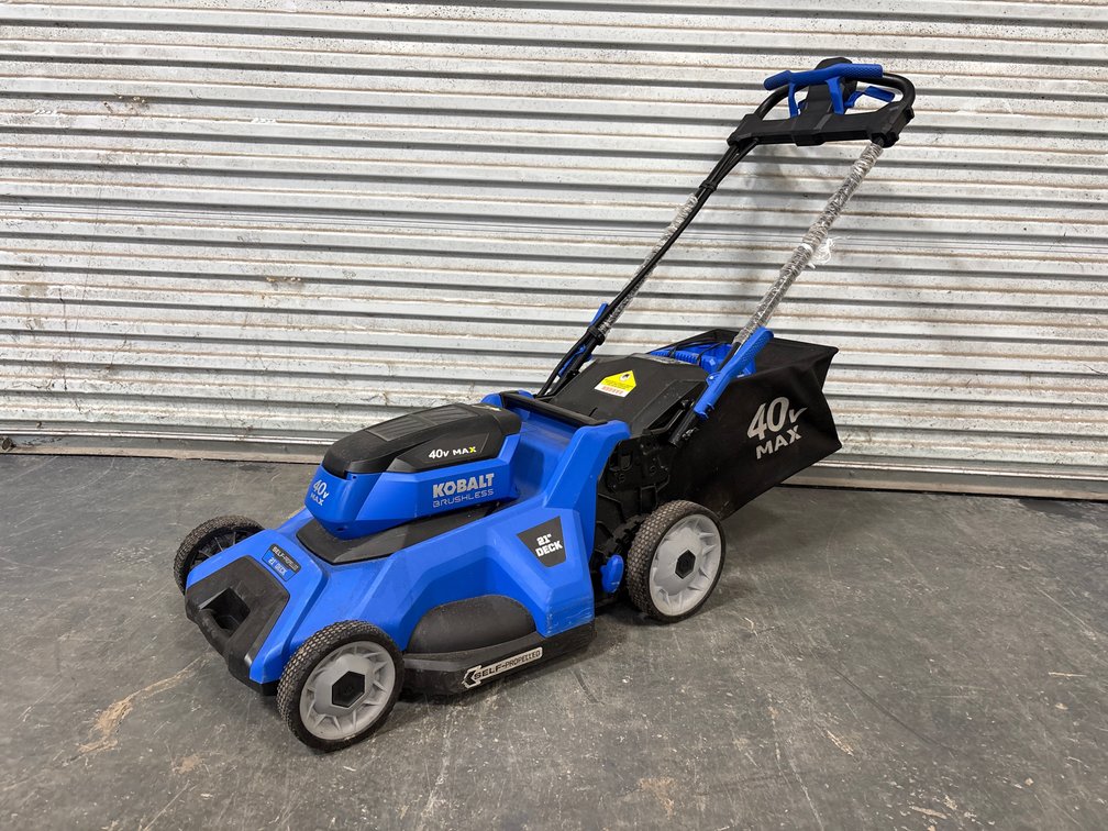 Kobalt 40V 21in Self Propelled Mower, includes Battery and Charger