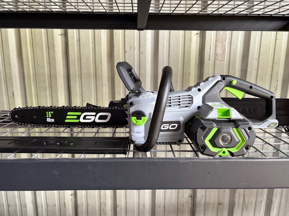 EGO 56V Chainsaw, 16in Bar, Includes Battery and Charger