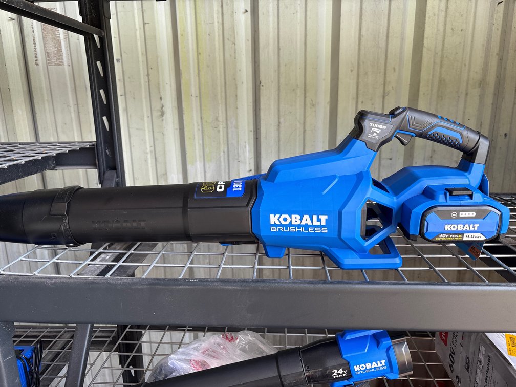Kobalt 40V Max Blower, includes Battery and Charger