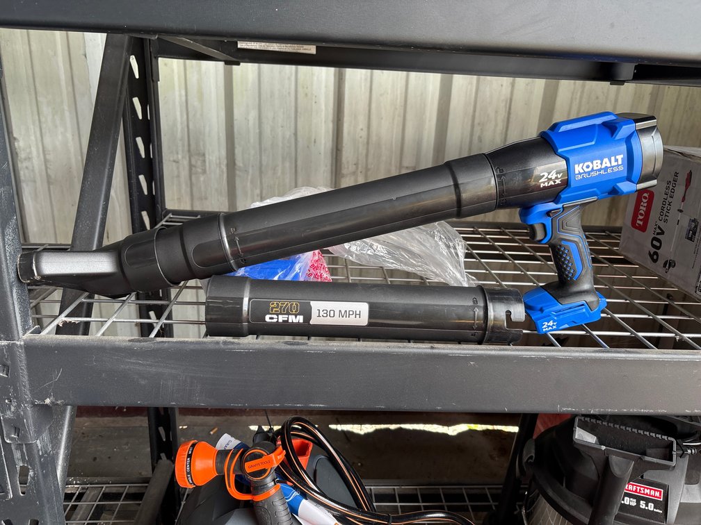 Kobalt 24V Max Handheld Blower, includes Battery and Charger