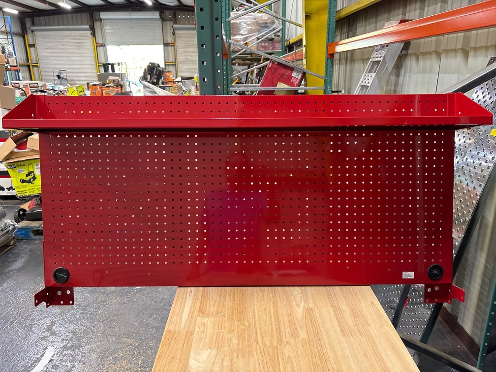 Unused Husky Modular 52in Pegboard and Shelf