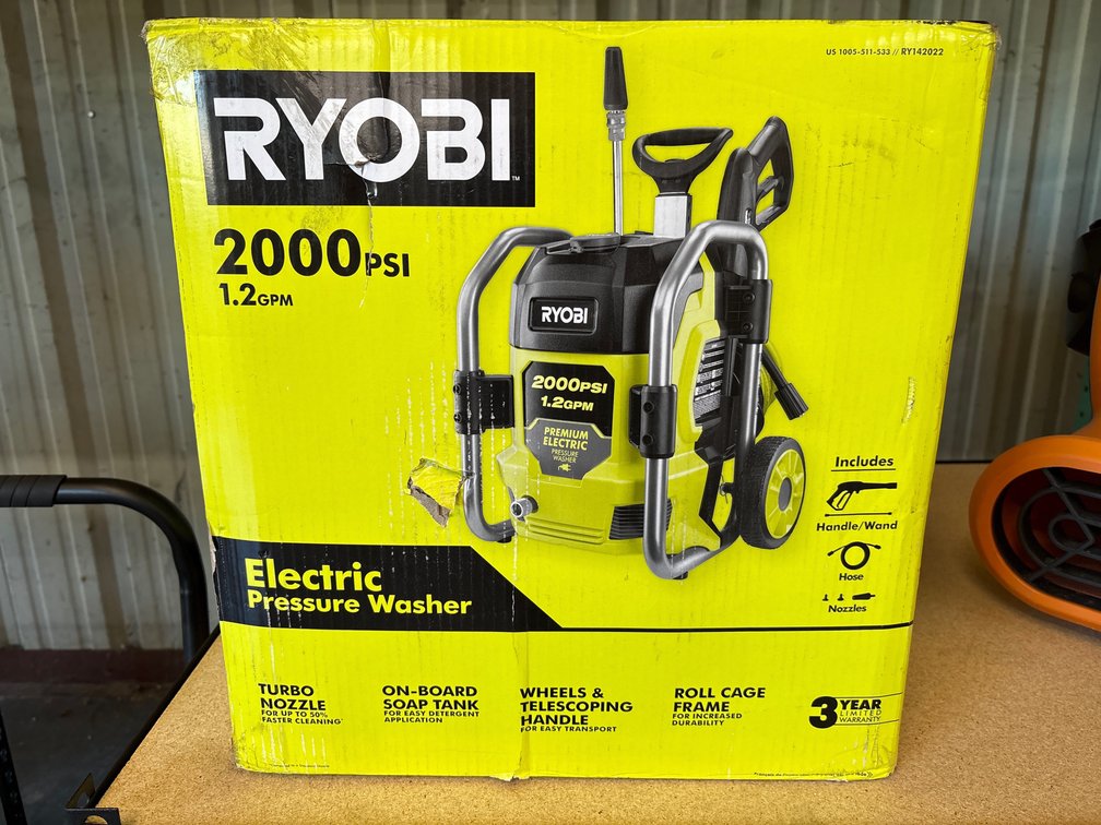 Ryobi 2000psi Electric Pressure Washer