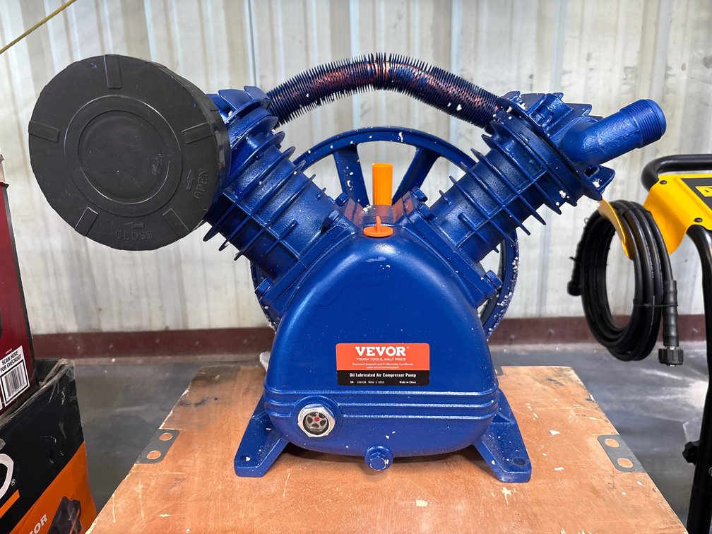 Unused Vevor 5.5HP Twin Cylinder Air Compressor Pump