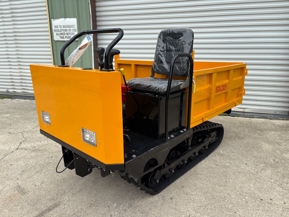 Unused 2025 SDLanch SDLD25 Tracked Ride-On Dumper, 420cc Gas Engine