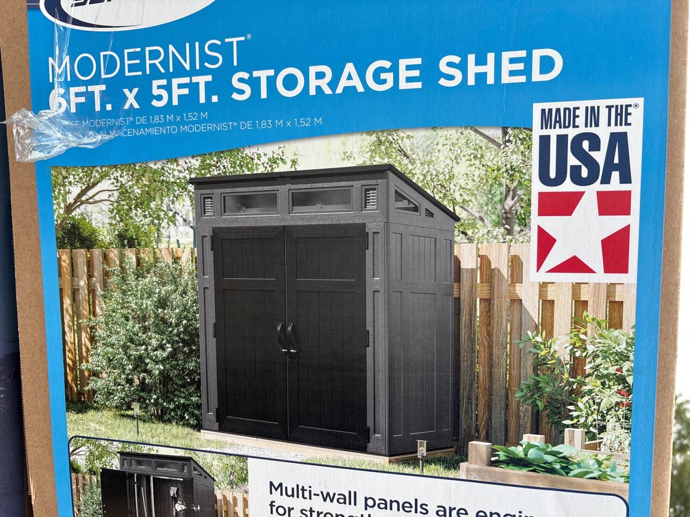 Suncast Modernist 6ft x 5ft Storage Shed